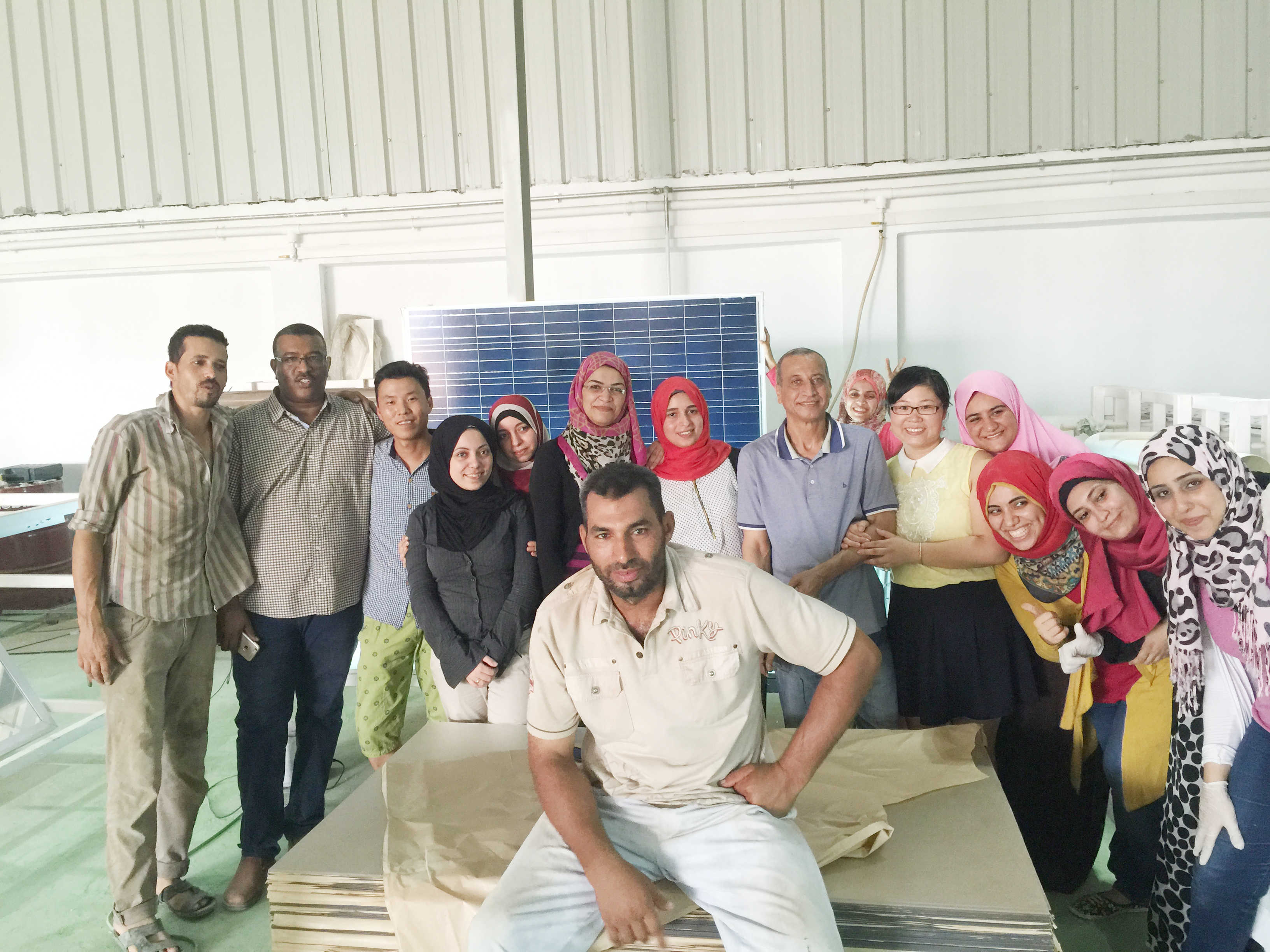 10MW solar panel production line factory build in Egypt