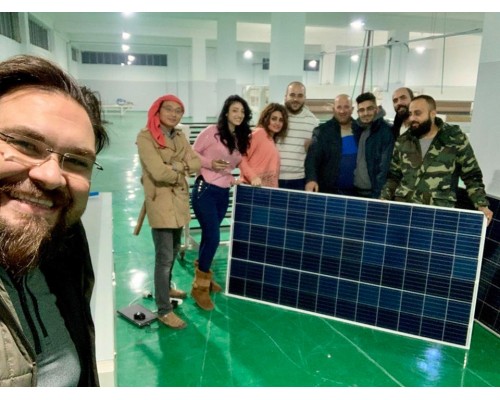60MW full automatic solar panel production line in Hassia Homs Syria 