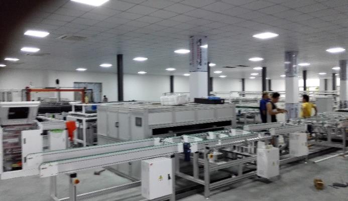 30-90MW Full Automatic Production Conveyor Line solar panel ...